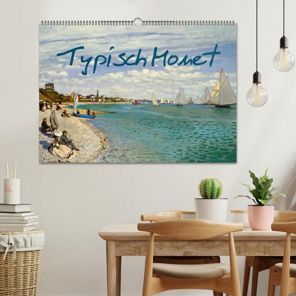 Produktbild: Typisch Monet (Wandkalender 2026 DIN A2 quer), CALVENDO Monatskalender
