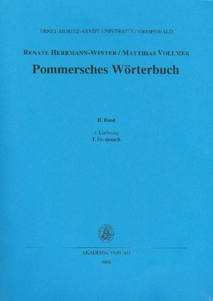 Produktbild: Pommersches W&ouml;rterbuch / L bis manch