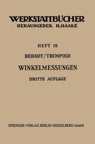 Produktbild: Technische Winkelmessungen