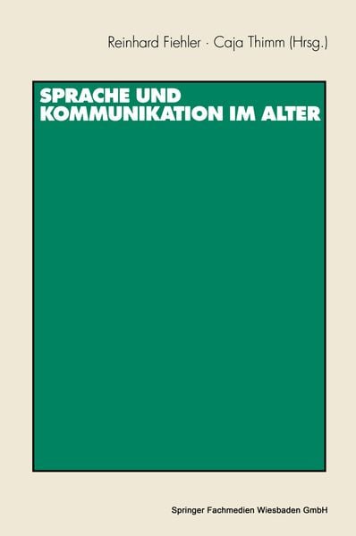 Produktbild: Sprache und Kommunikation im Alter