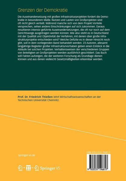 Produktbild: Grenzen der Demokratie