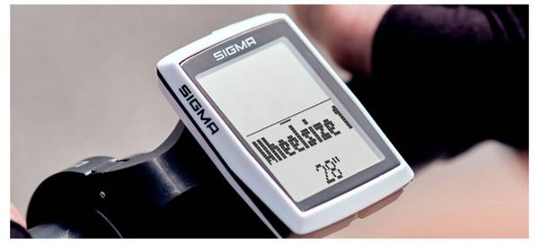 Produktbild: Sigma BC 12.0 WR Fahrradcomputer Kabel&uuml;bertragung mit Radsensor