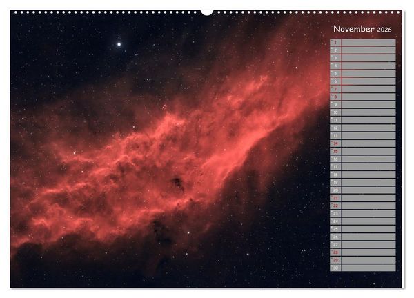 Produktbild: Deep-Sky Amateurastronomie (hochwertiger Premium Wandkalender 2026 DIN A2 quer), Kunstdruck in Hochglanz