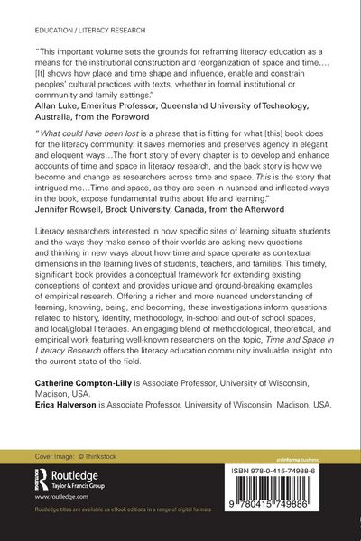 Produktbild: Time and Space in Literacy Research