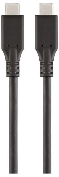 Produktbild: Renkforce USB-Kabel USB4&reg; USB-C&reg; Stecker 1.00m Schwarz RF-6830438
