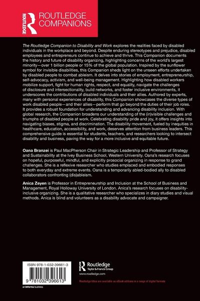 Produktbild: The Routledge Companion to Disability and Work