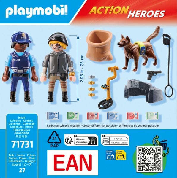 Produktbild: PLAYMOBIL 71731 Spurensuche mit Hund