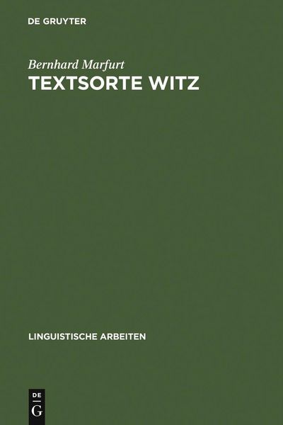 Produktbild: Textsorte Witz