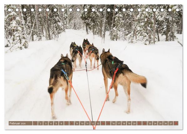 Produktbild: Finnisch Lappland (Tischkalender 2026 DIN A5 quer), CALVENDO Monatskalender