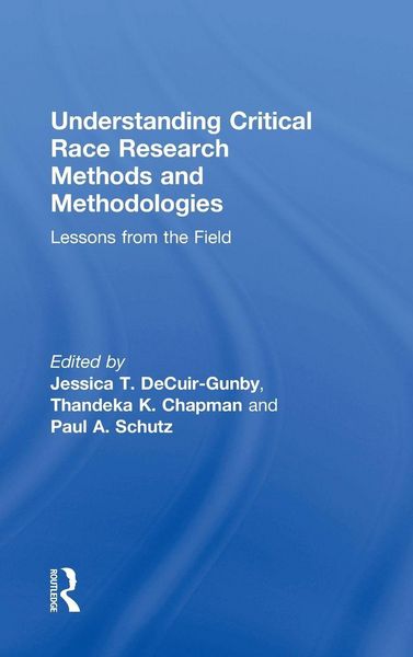 Produktbild: Understanding Critical Race Research Methods and Methodologies