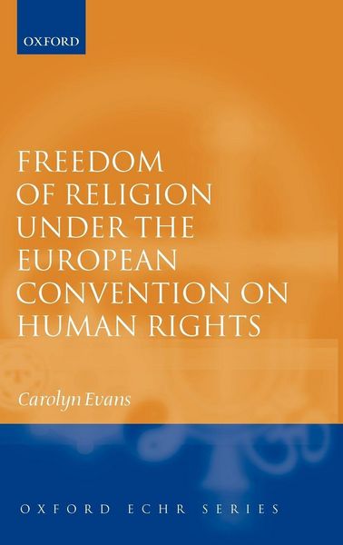 Produktbild: Freedom of Religion Under the European Convention on Human Rights