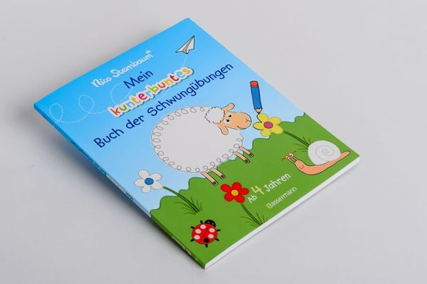 Mein kunterbuntes Buch der Schwungübungen. Spielerische Schreibvorbereitung für Kindergarten, Vorschule und Grundschule. Ab 4 Jahre