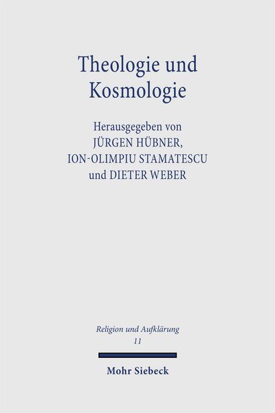 Produktbild: Theologie und Kosmologie