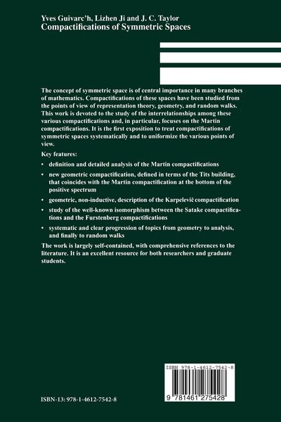 Produktbild: Compactifications of Symmetric Spaces