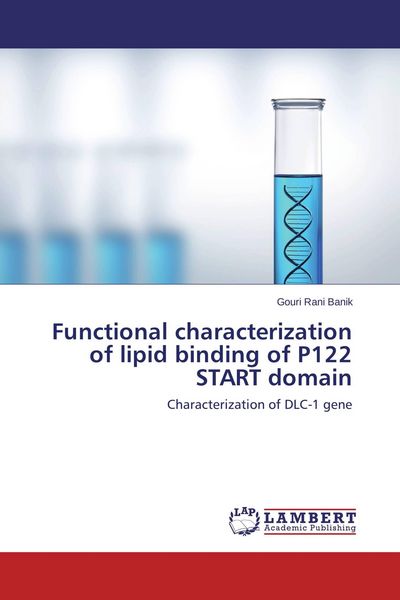 Produktbild: Functional characterization of lipid binding of P122 START domain