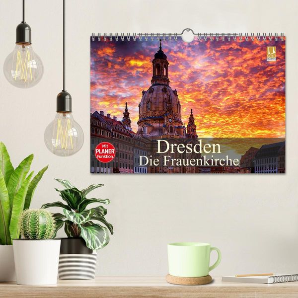 Produktbild: Dresden - Die Frauenkirche (Wandkalender 2026 DIN A4 quer), CALVENDO Monatskalender
