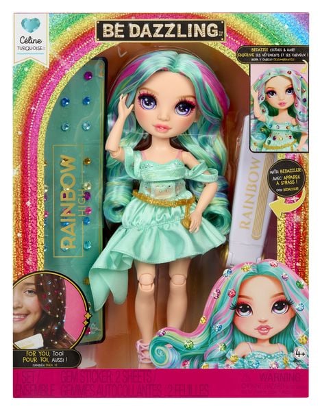 Produktbild: Rainbow High Be Dazzling Fashion Dolls- Celine Turquoise (Teal)