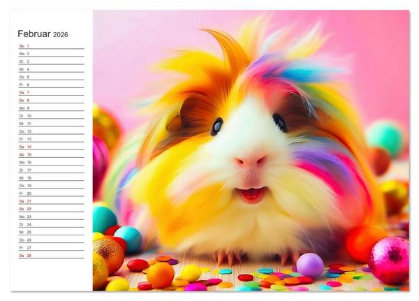 Produktbild: Knuddel und Kuschel (Tischkalender 2026 DIN A5 quer), CALVENDO Monatskalender