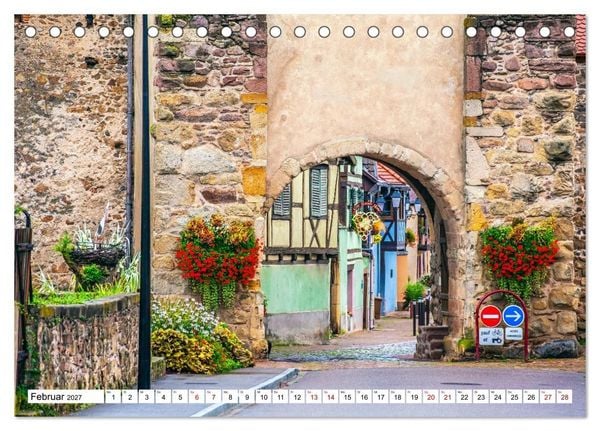 Produktbild: Im Elsass - Eine bunte Vielfalt zum verlieben (Tischkalender 2027 DIN A5 quer), CALVENDO Monatskalender
