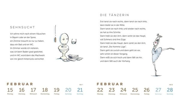 Produktbild: Heinz Erhardt: Literarischer Wochenkalender 2027