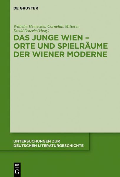 Produktbild: Das Junge Wien - Orte und Spielr&auml;ume der Wiener Moderne