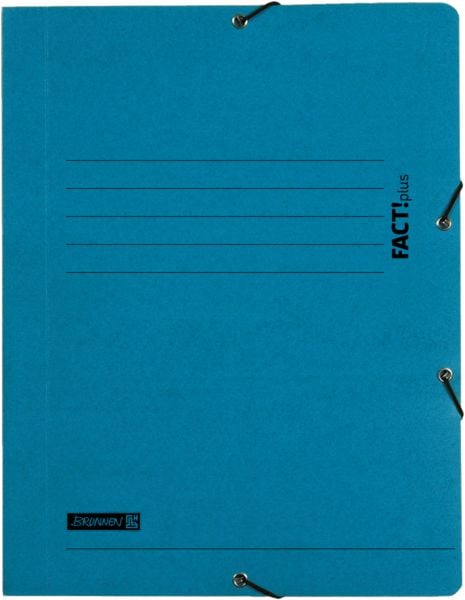 Produktbild: Brunnen Sammelmappe FACT! blau Gummizug