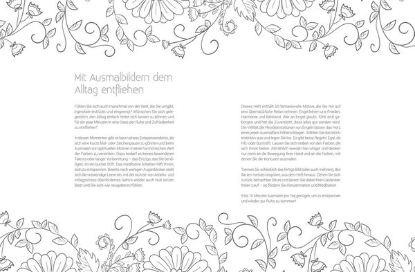 Produktbild: Inspiration Engel – 50 spirituelle Motive zum Ausmalen für mehr Entspannung