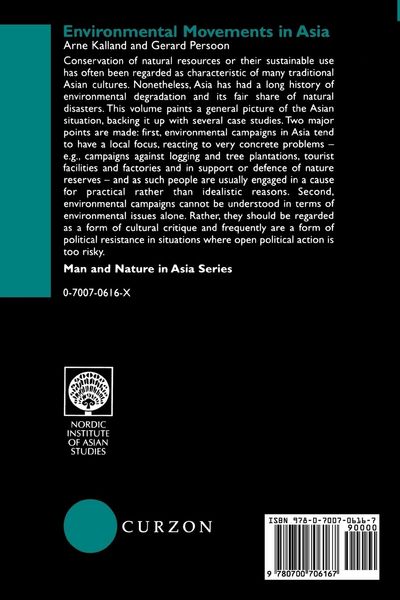 Produktbild: Environmental Movements in Asia