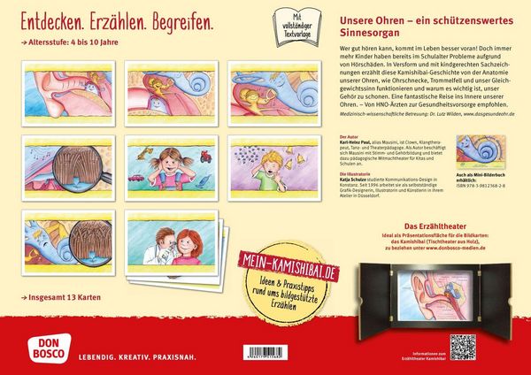 Produktbild: Die wunderbare Ohrenschnecke. Kamishibai Bildkartenset