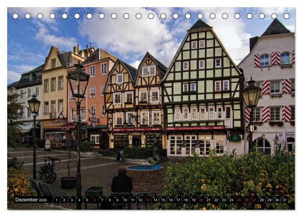 Produktbild: Stadtansichten, Linz am Rhein die bunte Stadt (Tischkalender 2026 DIN A5 quer), CALVENDO Monatskalender