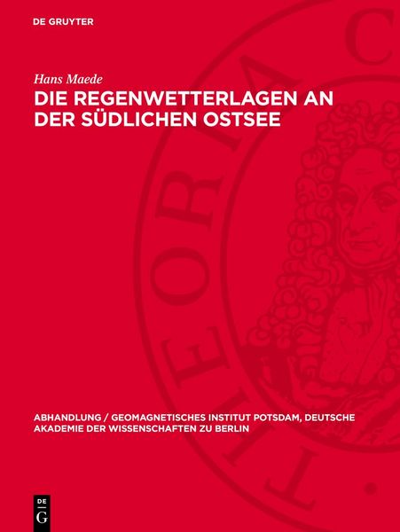 Produktbild: Die Regenwetterlagen an der s&uuml;dlichen Ostsee