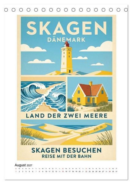 Produktbild: Sehnsucht Skandinavien &ndash; Die Mid-Century Collection (Tischkalender 2027 DIN A5 hoch), CALVENDO Monatskalender