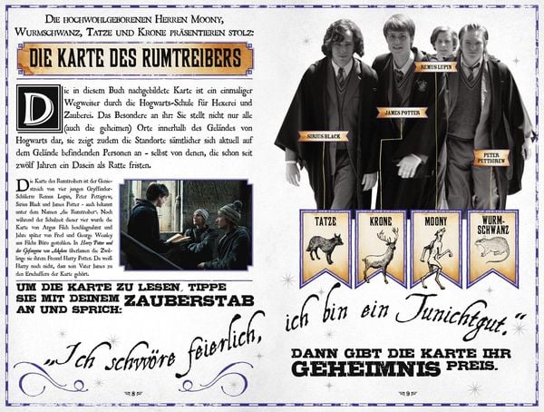 Produktbild: Aus den Filmen zu Harry Potter: Die Karte des Rumtreibers - Eine Reise durch Hogwarts