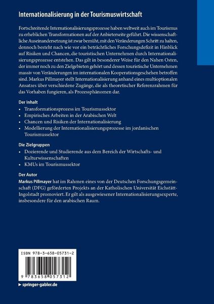 Produktbild: Internationalisierung in der Tourismuswirtschaft