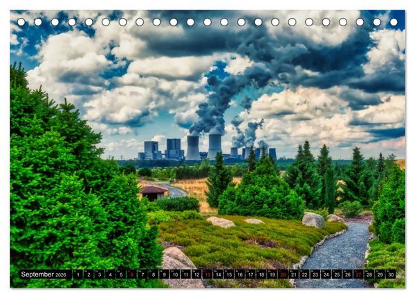 Produktbild: Der Findlingspark in der Lausitz (Tischkalender 2026 DIN A5 quer), CALVENDO Monatskalender
