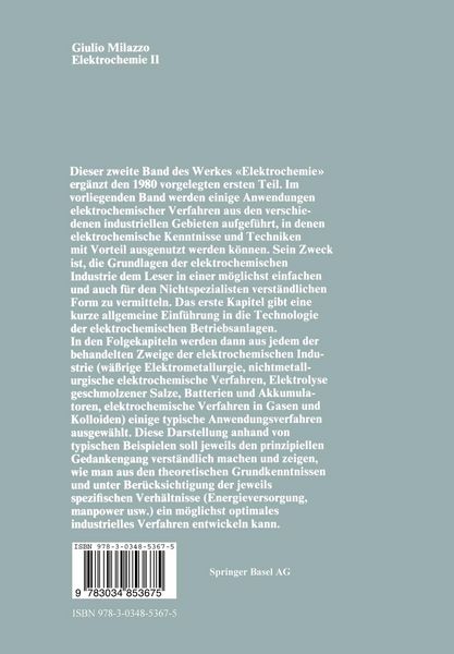 Produktbild: Elektrochemie