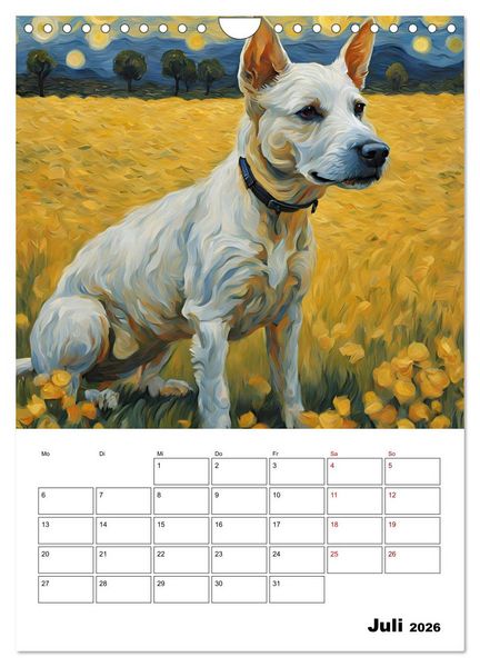 Produktbild: Hundezauber (Wandkalender 2026 DIN A4 hoch), CALVENDO Monatskalender