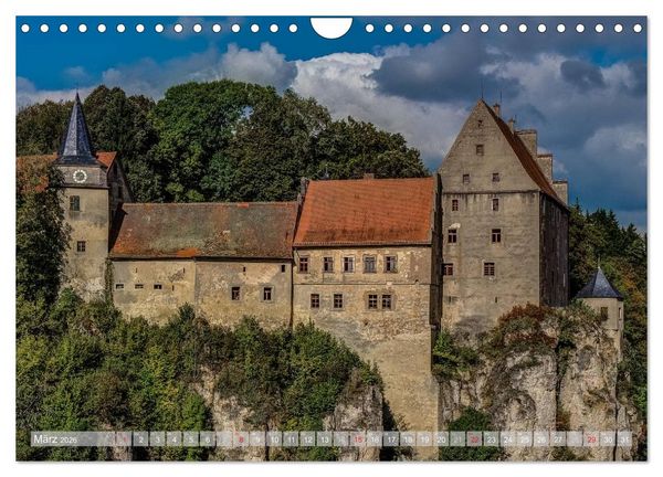 Produktbild: Burgenlandschaft Fr&auml;nkische Schweiz (Wandkalender 2026 DIN A4 quer), CALVENDO Monatskalender