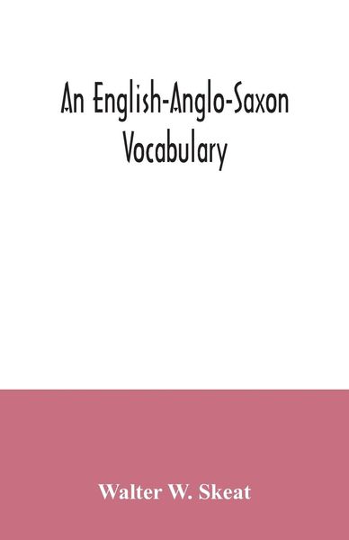 Produktbild: An English-Anglo-Saxon vocabulary