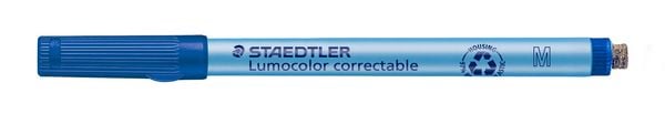 Produktbild: STAEDTLER Universalstift Lumocolor correctable 305 trocken abwischbar, blau M
