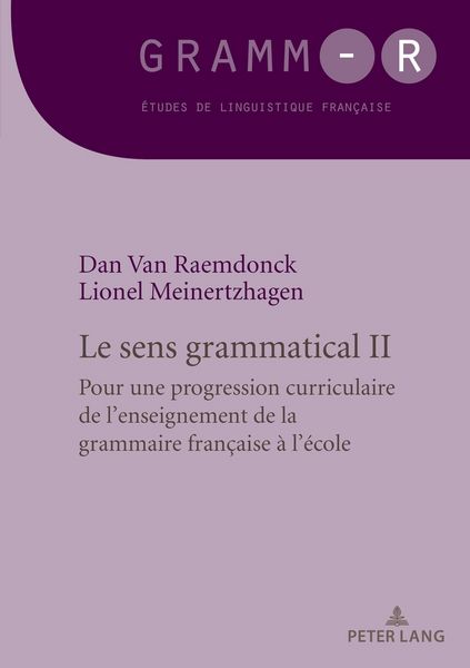 Produktbild: Le sens grammatical 2
