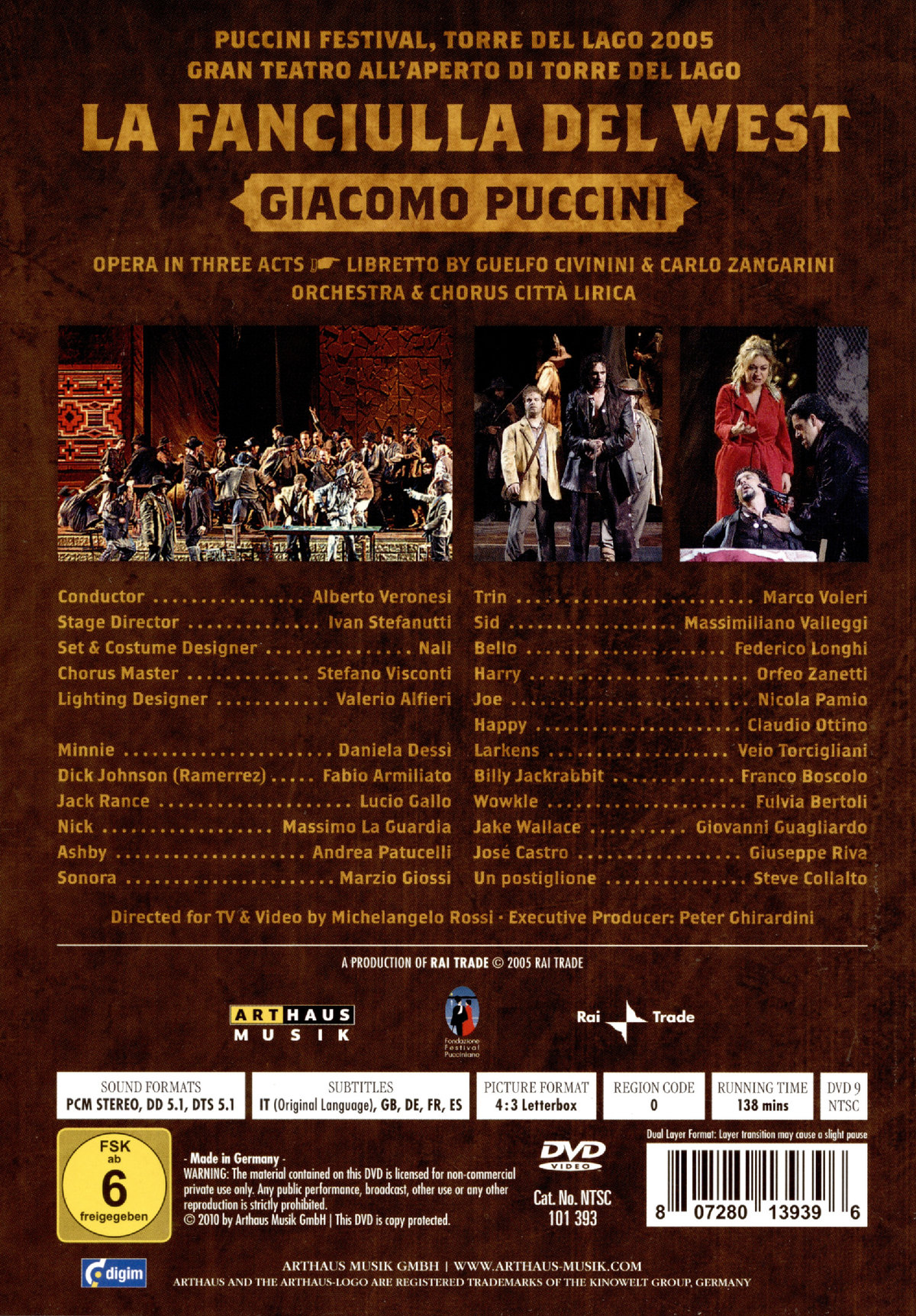 Produktbild: La fanciulla del West