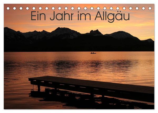 Produktbild: Ein Jahr im Allg&auml;u (Tischkalender 2026 DIN A5 quer), CALVENDO Monatskalender