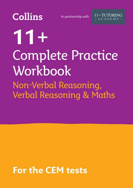 Produktbild: 11+ Verbal Reasoning, Non-Verbal Reasoning & Maths Complete Practice Workbook