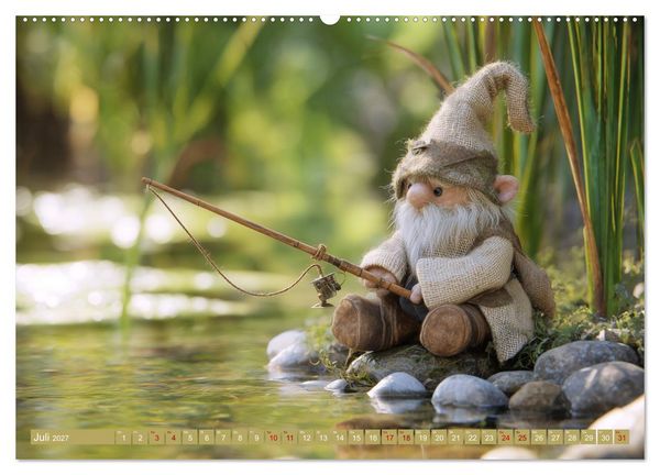 Produktbild: Wichtelgl&uuml;ck zwischen Wald und Wiese (Wandkalender 2027 DIN A2 quer), CALVENDO Monatskalender