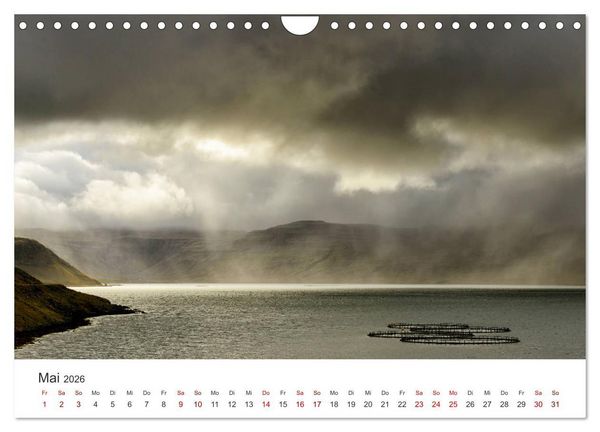 Produktbild: Landschaftstr&auml;ume in den Westfjorden (Wandkalender 2026 DIN A4 quer), CALVENDO Monatskalender