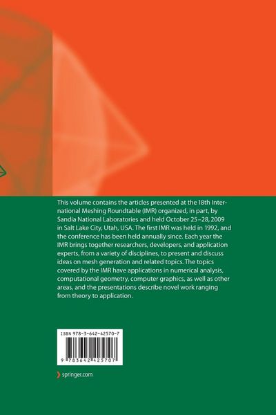 Produktbild: Proceedings of the 18th International Meshing Roundtable