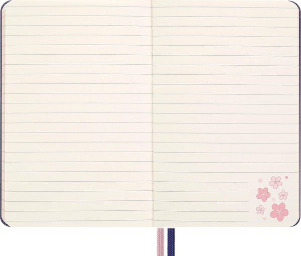 Produktbild: Moleskine Sakura Notizbuch limitierte Ausgabe, P/A6, fester Einband, liniert, ohne Box