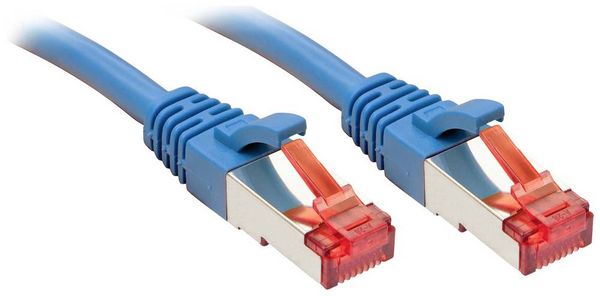 LINDY 47718 RJ45 Patchkabel CAT 6 S/FTP 1.50m Blau 1St.