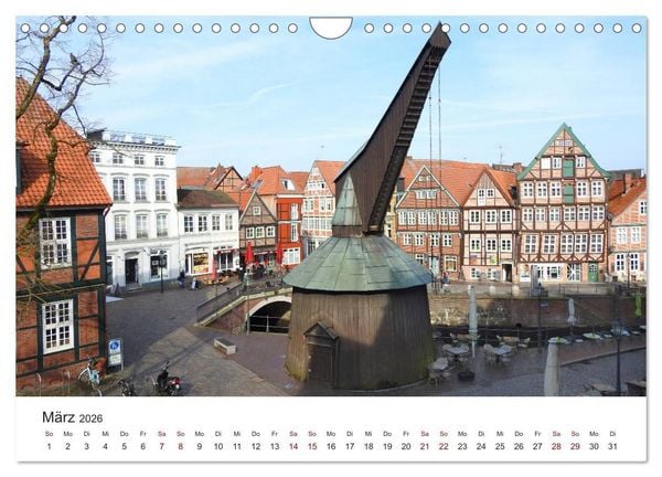 Produktbild: Im Herzen von Stade (Wandkalender 2026 DIN A4 quer), CALVENDO Monatskalender